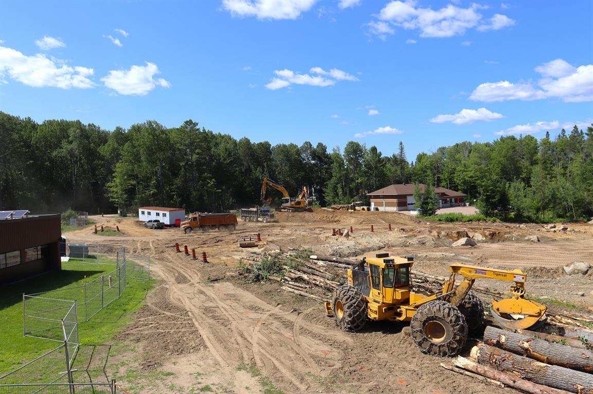 Pictured above is the build site of the new Four Seasons Lodge Long-Term Care Home at Deep River and District Health on July 11, 2024.
