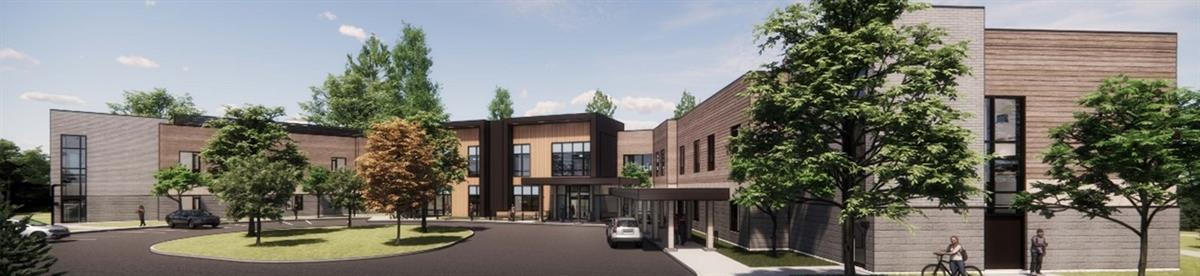 artist rendering of new Four Seasons Lodge Long-Term Care Home