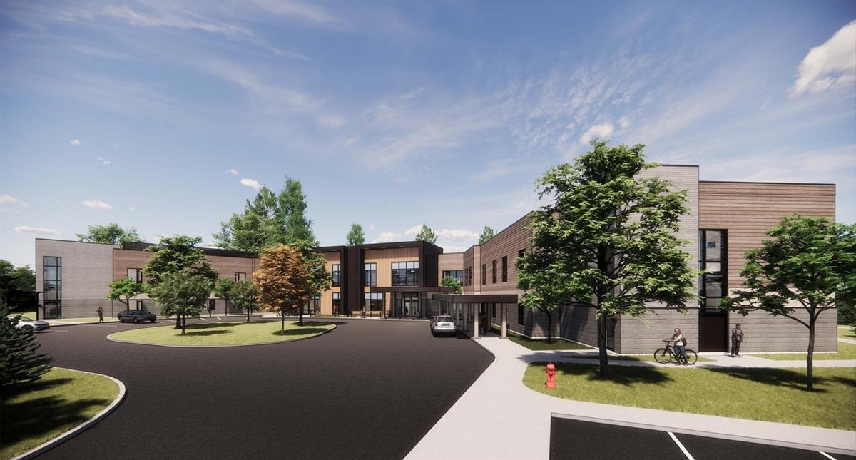artist rendering of new Four Seasons Lodge Long-Term Care Home